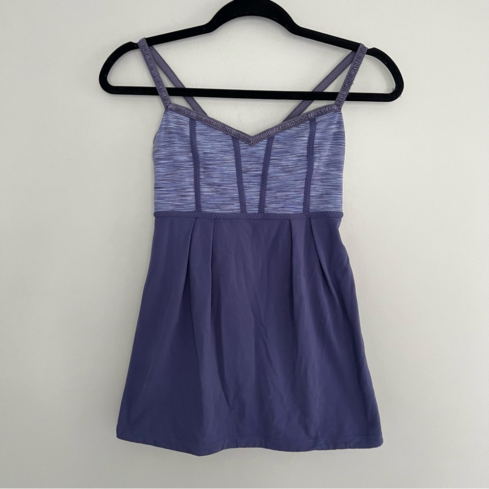 Lululemon Strappy Purple Tank Top